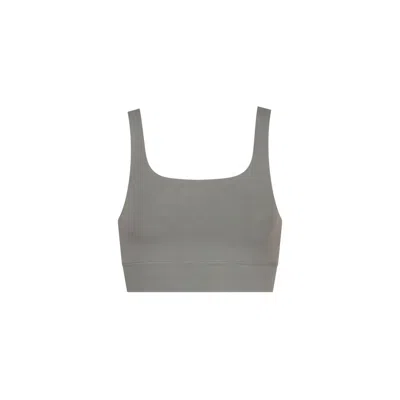 The Koozy Women's Kirsty Bralette In Pima Cotton In Olive Green In Green