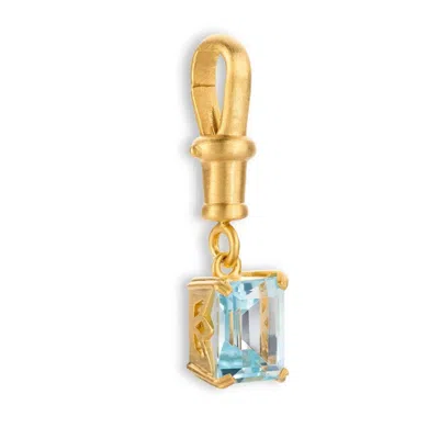 Aelea Studio Women's Gold / Blue / Yellow Tala Blue Topaz Connector In Multi