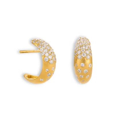 Aelea Studio Women's Gold / White Cala Earring In Multi
