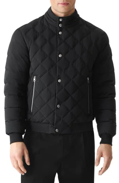 Mackage Bodhi Quilted Blouson Style Down Jacket In Black