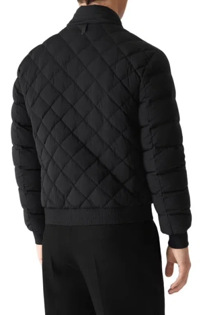 Mackage Bodhi Quilted Blouson Style Down Jacket In Black