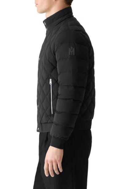 Mackage Bodhi Quilted Blouson Style Down Jacket In Black