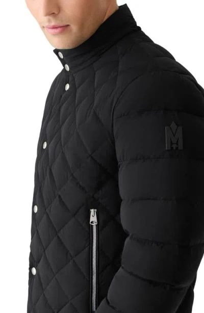 Mackage Bodhi Quilted Blouson Style Down Jacket In Black