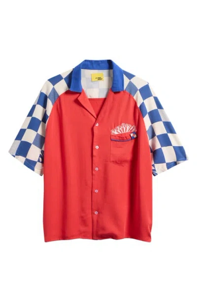 Diet Starts Monday Pit Crew Camp Shirt In Multi