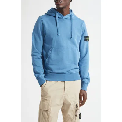 Stone Island Cotton Hoodie In Blue
