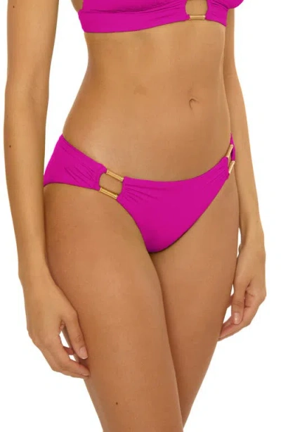 Bca By Rebecca Virtue Color Code Hipster Bikini Bottoms In Pink