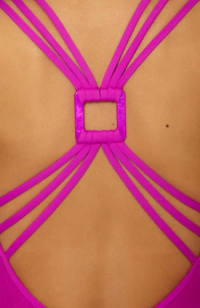 Bca By Rebecca Virtue Crinkle Crush One-piece Swimsuit In Pink