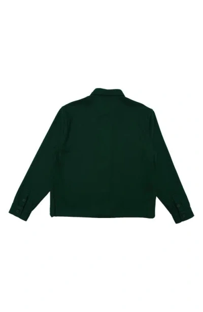 Students Marshall Wool Blend Shirt Jacket In Green