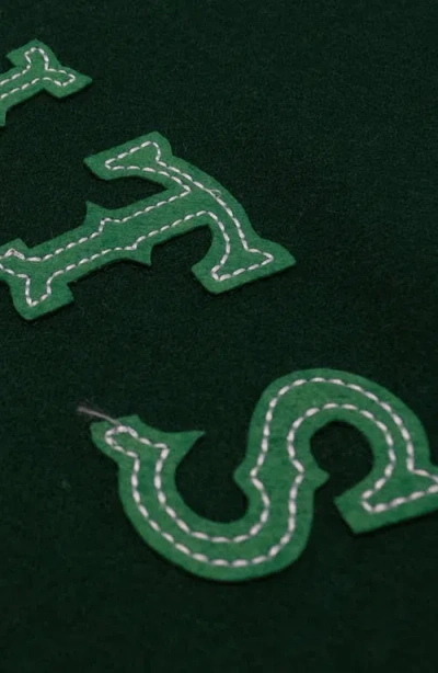 Students Marshall Wool Blend Shirt Jacket In Green