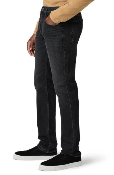 Paige Federal Slim Straight Jeans In Pasco Blue In Black