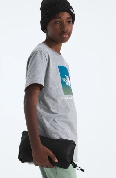 The North Face Kids' Thermoball Quilted Hooded Jacket In Black