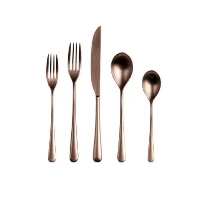 Mepra Neve Flatware Set In Brown