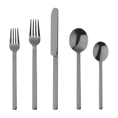 Mepra Stile By Pininfarina Flatware Set In Black