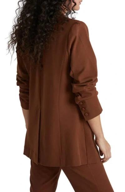 Universal Standard Kidjo Wool Blend Jacket In Brown