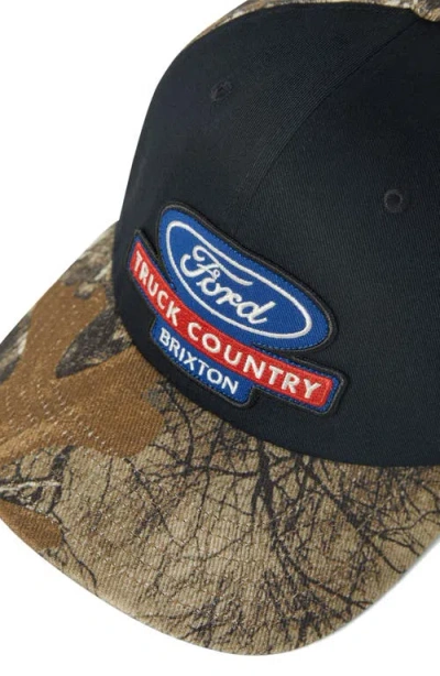 Brixton Ford Truck Country Mp Snapback Trucker Hat In Green
