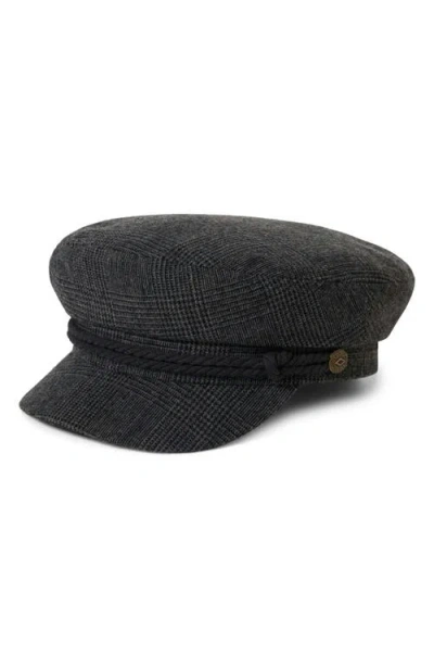 Brixton Fiddler Fisherman Cap In Black
