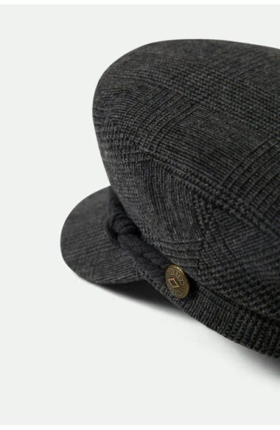 Brixton Fiddler Fisherman Cap In Black