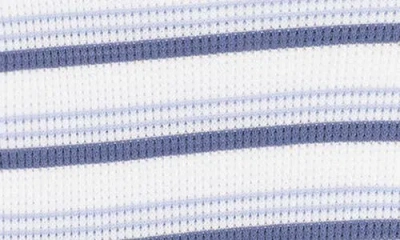 Angel Dear Vintage Stripe Knotted Gown In Blue