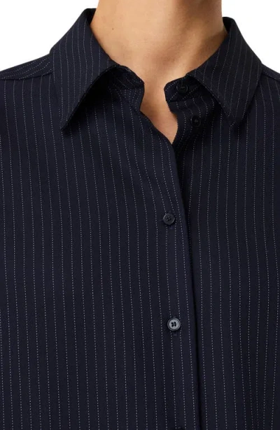 Another Tomorrow Relaxed Shirt In Blue