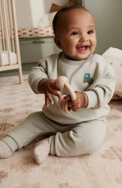 Next Tractor Emblem Sweatshirt & Sweatpants Set In Green