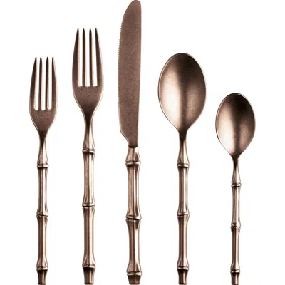 Mepra Bali Flatware Set In Gold