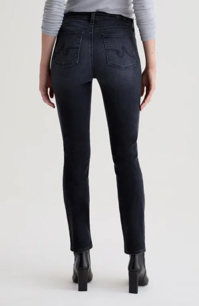 Ag Mari Mid Rise Slim Straight Leg Jeans In Blue