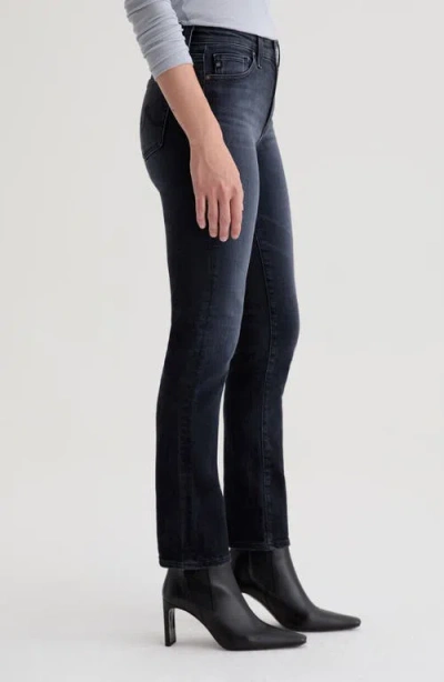 Ag Mari Mid Rise Slim Straight Leg Jeans In Blue