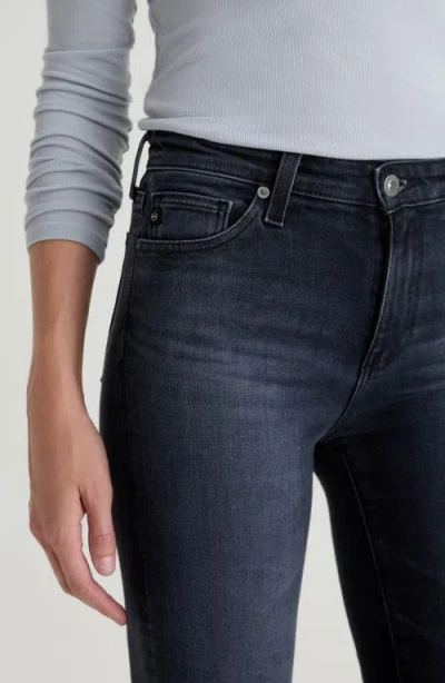Ag Mari Mid Rise Slim Straight Leg Jeans In Blue