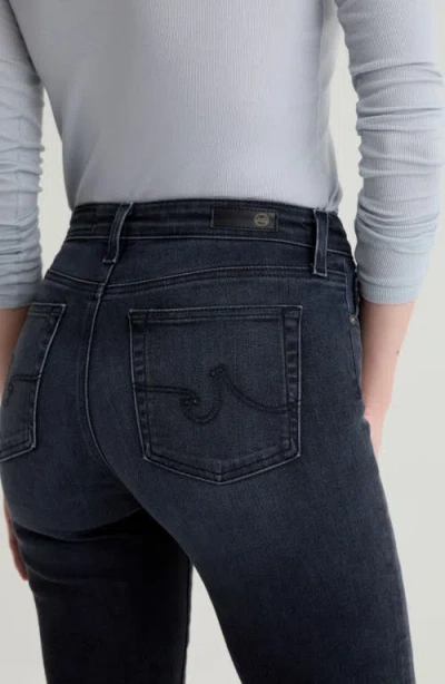 Ag Mari Mid Rise Slim Straight Leg Jeans In Blue