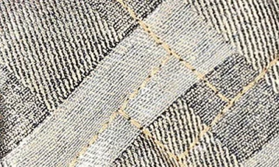 Kurt Geiger Kensington Denim Heart Shaped Crossbody In Gray