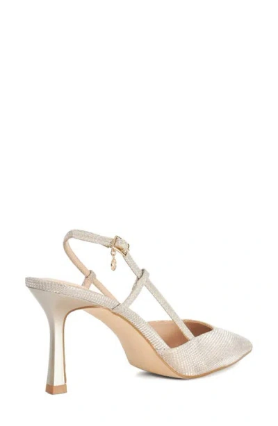 Dune London Composure Pointed Toe Slingback Pump In Neutral