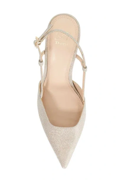Dune London Composure Pointed Toe Slingback Pump In Neutral