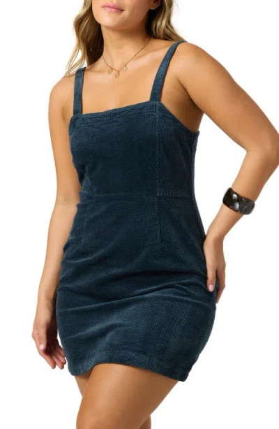 O'neill Juniors' Langford Square-neck Mini Dress In Gray