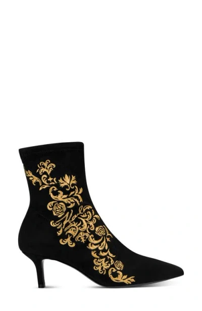 Karl Lagerfeld Rupali Rococo Booties In Black