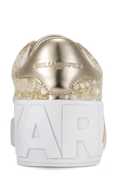 Karl Lagerfeld Women's Melora Lace-up Sneakers In Gold