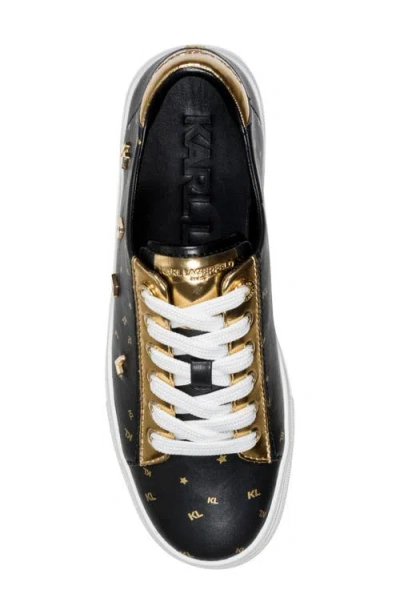 Karl Lagerfeld Women's Cate Foil Lace Up Sneakers In Multi