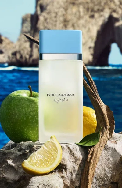 Dolce & Gabbana Light Blue Eau De Toilette Trio Gift Set In Transparent