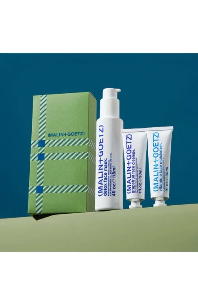 Malin + Goetz Malin+goetz Face The Day Set $70 Value In Transparent