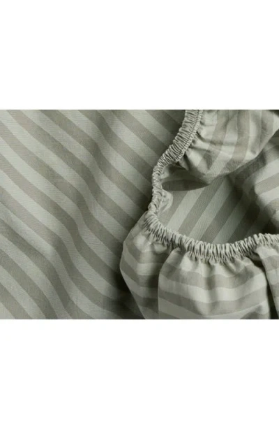 Parachute Percale Fitted Sheet In Green