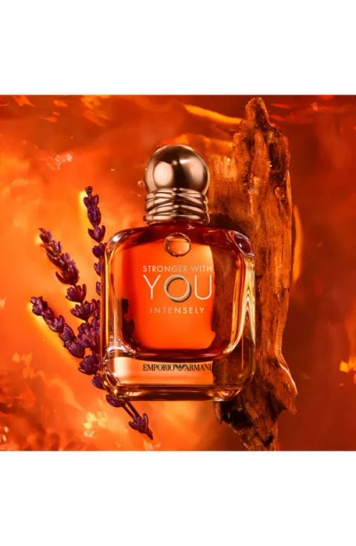 Armani Collezioni Armani Beauty Stronger With You Intensely Eau De Parfum Set In Orange