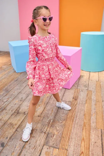Bisby Kids' Floral Ruffle Carleton Dress