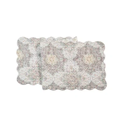 C & F Home C&f Home Elaina Table Runner 14" X 51" In Gray