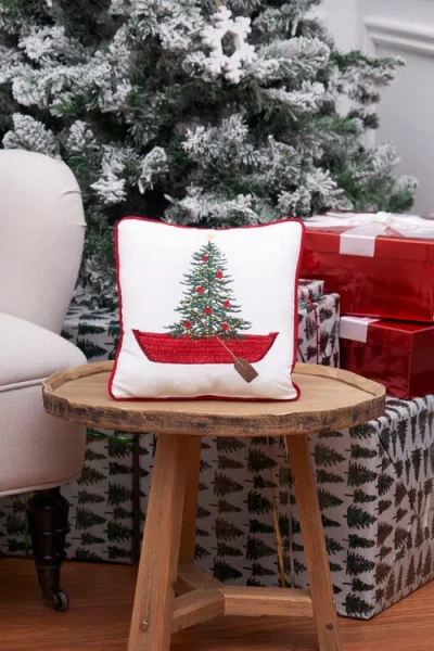 C & F Home C&f Home Deck The Hulls Christmas Throw Pillow In Multi