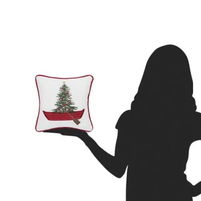C & F Home C&f Home Deck The Hulls Christmas Throw Pillow In Multi