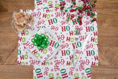 C & F Home C&f Home Ho Ho Ho Placemats Set Of 6, 14" X 20" In Multi
