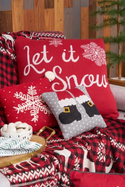 C & F Home C&f Home Deer Throw In Red