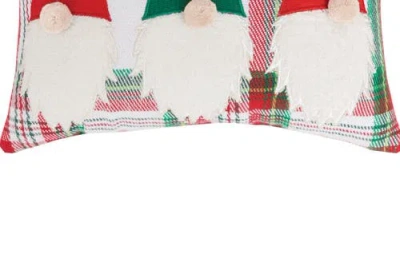 C & F Home C&f Home Gnome Trio Applique Christmas Throw Pillow, 9" X 12" In Multi