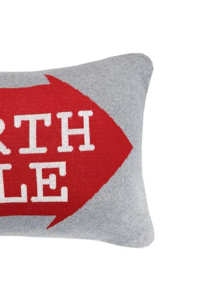 C & F Home C&f Home North Pole Christmas Knitted Throw Pillow, 14" X 22" In Multi