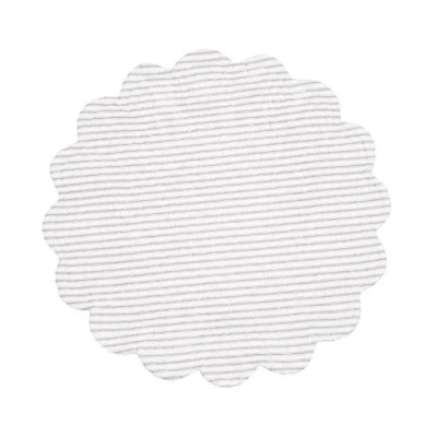 C & F Home C&f Home Callahan Songbirds Round Placemats Set Of 6, 17" In White