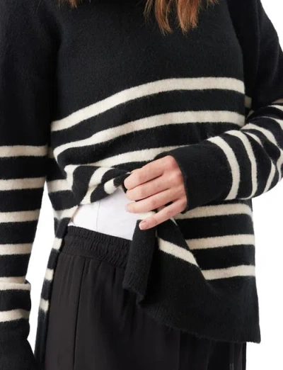 Ripe Maternity Gerrie Nursing Knit Sweater In Black